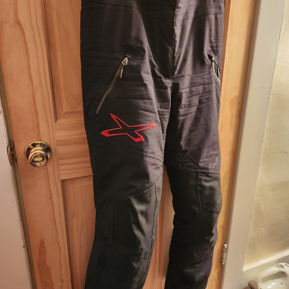 Ski-Doo X Snowmobile Snow Ski Pants Bibs Black White Small - Picture 12 of 14